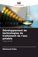 Développement de technologies de traitement de l'eau potable