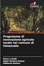 Programma di innovazione agricola locale nel comune di Venezuela