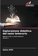 Esplorazione didattica del testo letterario