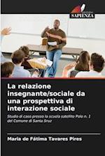 La relazione insegnante/sociale da una prospettiva di interazione sociale