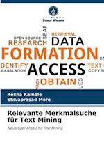 Relevante Merkmalsuche für Text Mining