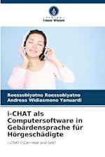 i-CHAT als Computersoftware in Gebärdensprache für Hörgeschädigte