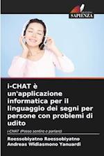 i-CHAT è un'applicazione informatica per il linguaggio dei segni per persone con problemi di udito