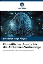 Einheitlicher Ansatz für die Alzheimer-Vorhersage