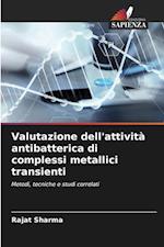 Valutazione dell'attività antibatterica di complessi metallici transienti