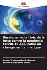 Enseignements tirés de la lutte contre la pandémie COVID-19 Applicable au changement climatique