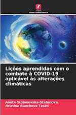 Lições aprendidas com o combate à COVID-19 aplicável às alterações climáticas