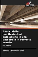 Analisi delle manifestazioni patologiche in una passerella in cemento armato