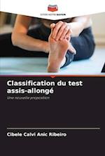 Classification du test assis-allongé