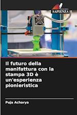 Il futuro della manifattura con la stampa 3D è un'esperienza pionieristica