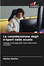 La considerazione degli e-sport nelle scuole