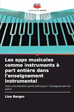 Les apps musicales comme instruments à part entière dans l'enseignement instrumental