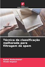 Técnica de classificação melhorada para filtragem de spam