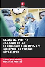 Efeito do PRF na capacidade de regeneração da BMA em enxertos de fendas alveolares