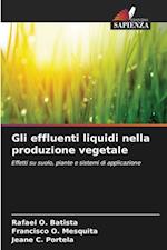 Gli effluenti liquidi nella produzione vegetale
