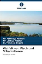 Vielfalt von Fisch und Schalentieren