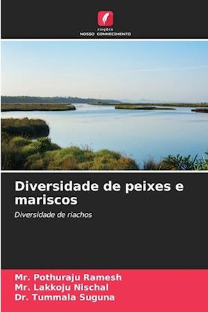 Diversidade de peixes e mariscos