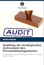 Auditing als strategisches Instrument des Personalmanagements: