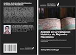 Análisis de la traducción histórica de Alejandro Macedonio