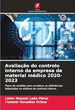 Avaliação do controlo interno da empresa de material médico 2020-2023