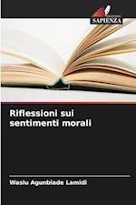 Riflessioni sui sentimenti morali