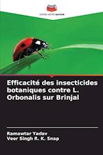 Efficacité des insecticides botaniques contre L. Orbonalis sur Brinjal