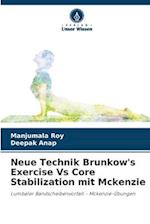 Neue Technik Brunkow's Exercise Vs Core Stabilization mit Mckenzie