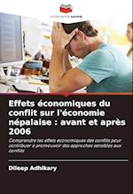 Effets économiques du conflit sur l'économie népalaise : avant et après 2006