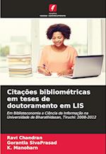 Citações bibliométricas em teses de doutoramento em LIS