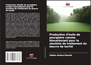 Production d'huile de pourghère comme biocarburant pour la machine de traitement du beurre de karité