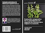 Evaluación comparativa de la capacidad de las especies de Ocimum para mejorar la memoria