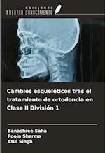 Cambios esqueléticos tras el tratamiento de ortodoncia en Clase II División 1