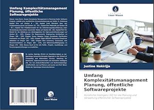 Umfang Komplexitätsmanagement Planung, öffentliche Softwareprojekte