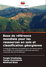 Base de référence mondiale pour les ressources en sols et classification géorgienne