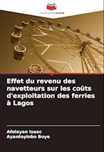 Effet du revenu des navetteurs sur les coûts d'exploitation des ferries à Lagos