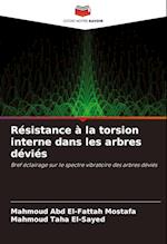 Résistance à la torsion interne dans les arbres déviés