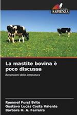 La mastite bovina è poco discussa