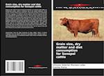 Grain size, dry matter and diet consumption for Senepol cattle