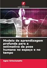 Modelo de aprendizagem profunda para a estimativa da pose humana no espaço e no tempo