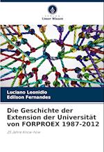 Die Geschichte der Extension der Universität von FORPROEX 1987-2012