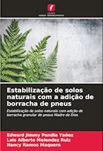 Estabilização de solos naturais com a adição de borracha de pneus