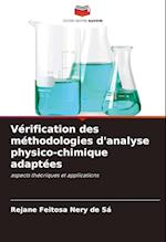 Vérification des méthodologies d'analyse physico-chimique adaptées