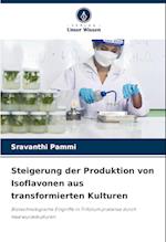 Steigerung der Produktion von Isoflavonen aus transformierten Kulturen