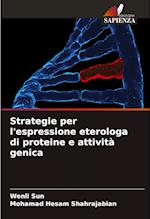 Strategie per l'espressione eterologa di proteine e attività genica