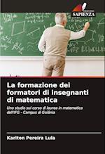 La formazione dei formatori di insegnanti di matematica