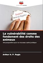 La vulnérabilité comme fondement des droits des animaux