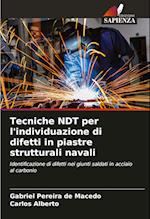 Tecniche NDT per l'individuazione di difetti in piastre strutturali navali