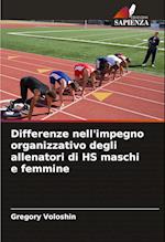 Differenze nell'impegno organizzativo degli allenatori di HS maschi e femmine