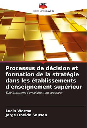 Processus de décision et formation de la stratégie dans les établissements d'enseignement supérieur