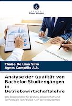 Analyse der Qualität von Bachelor-Studiengängen in Betriebswirtschaftslehre